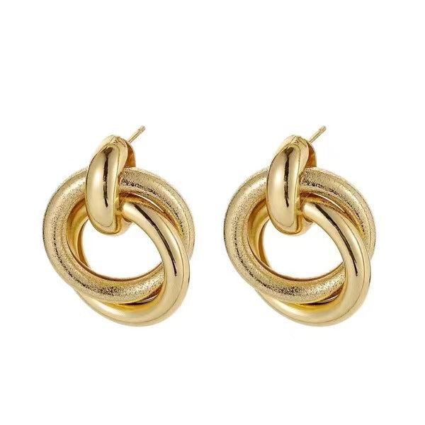 Fashion Simple Metal Three Fashionable Temperament Ear Line