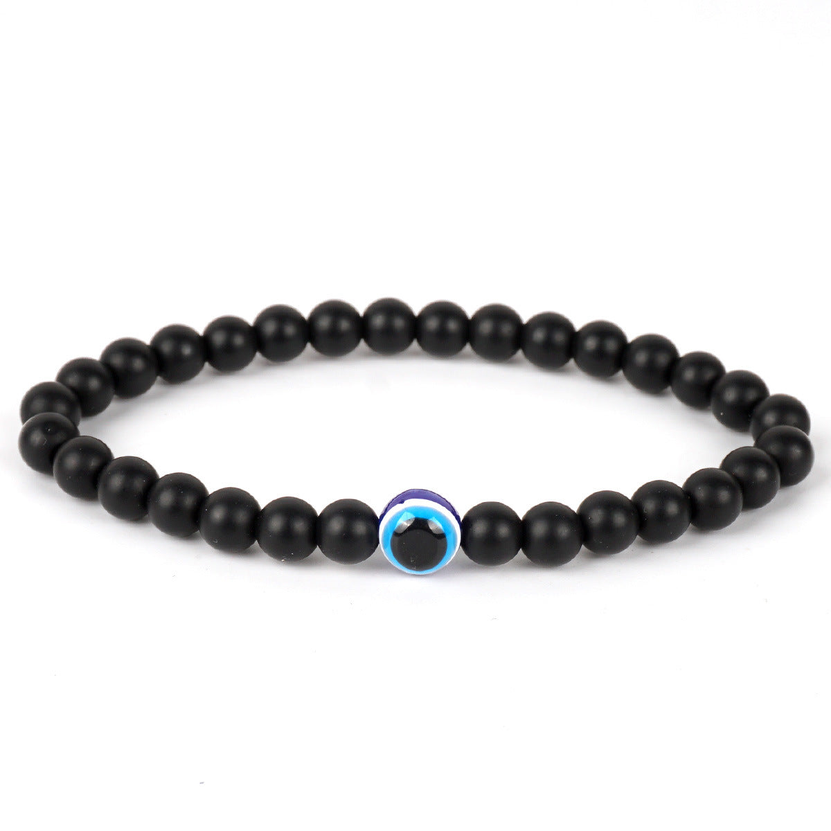 Obsidian White Turquoise Handmade Beaded Hand Bracelets