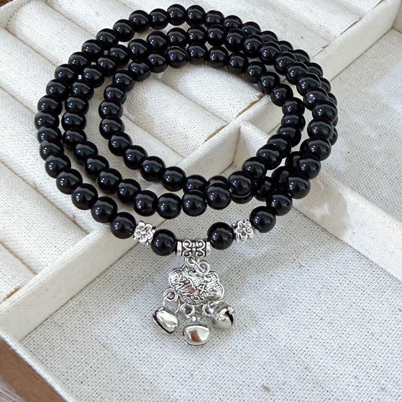 Double Layer Twin Chinese Style Safe National Circle Niche String Bracelet