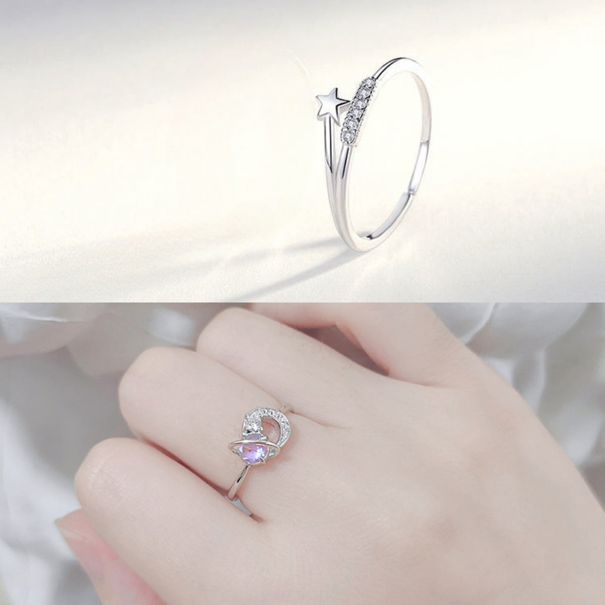 Temperament Wild Opening Adjustable Design Gift Fresh Ring