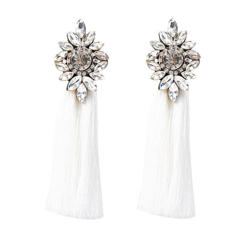 Bohemian Style Long Graceful Personality Trendy Cotton Thread Rings