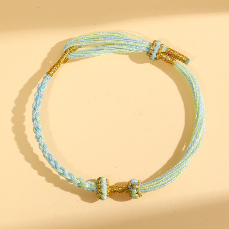 Children's Strap Hand-woven Colorful Braided Rope Tassel Adult Holiday Gift Batch Bracelets