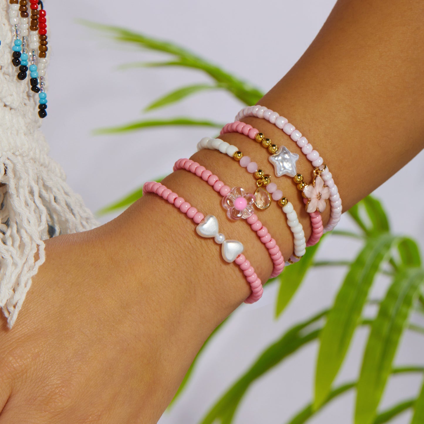 Summer Vacation Style Twin Starfish Fishtail Female Creative Bracelet
