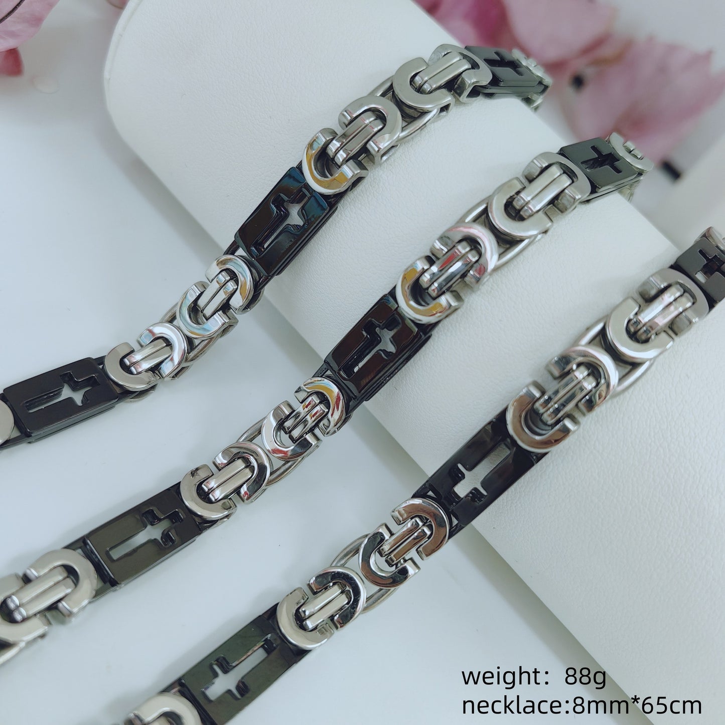 Fashion Trendy Unique Man's Stainless Steel Necklace