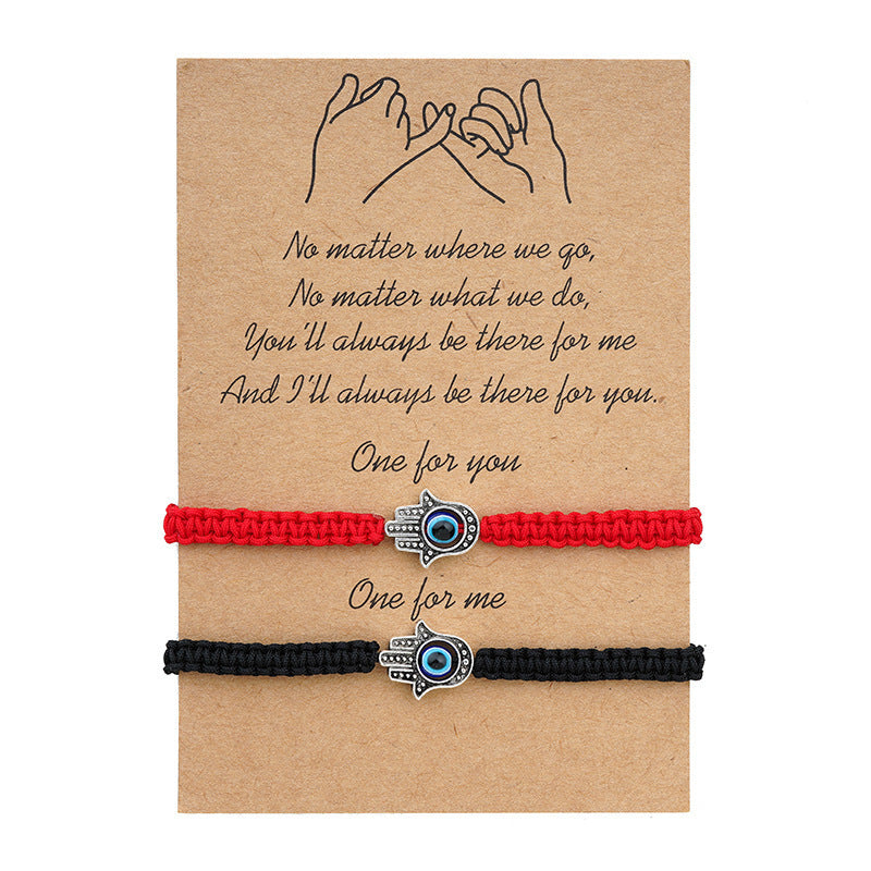 Doctorial Hat Woven Design Sense Graduation Blessing Card Carrying Bracelets