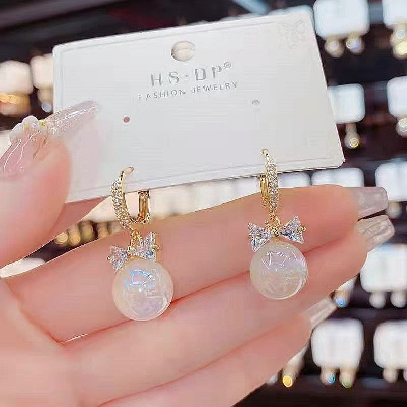 Pearl High Sense Special Interest Light Earrings