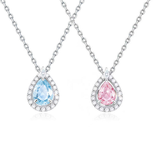 Women's Blue Tears For Light Luxury Minority High-grade Water Pendants