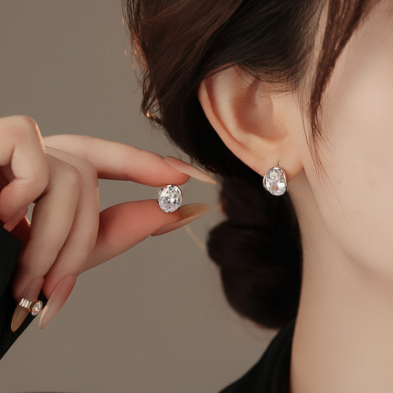 Women's Exciting Sier Zircon Light Luxury High-grade Super Beautiful Rings