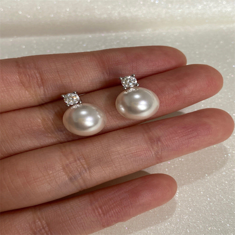 Perfect Circle Strong Light Pearl Really Many Earrings