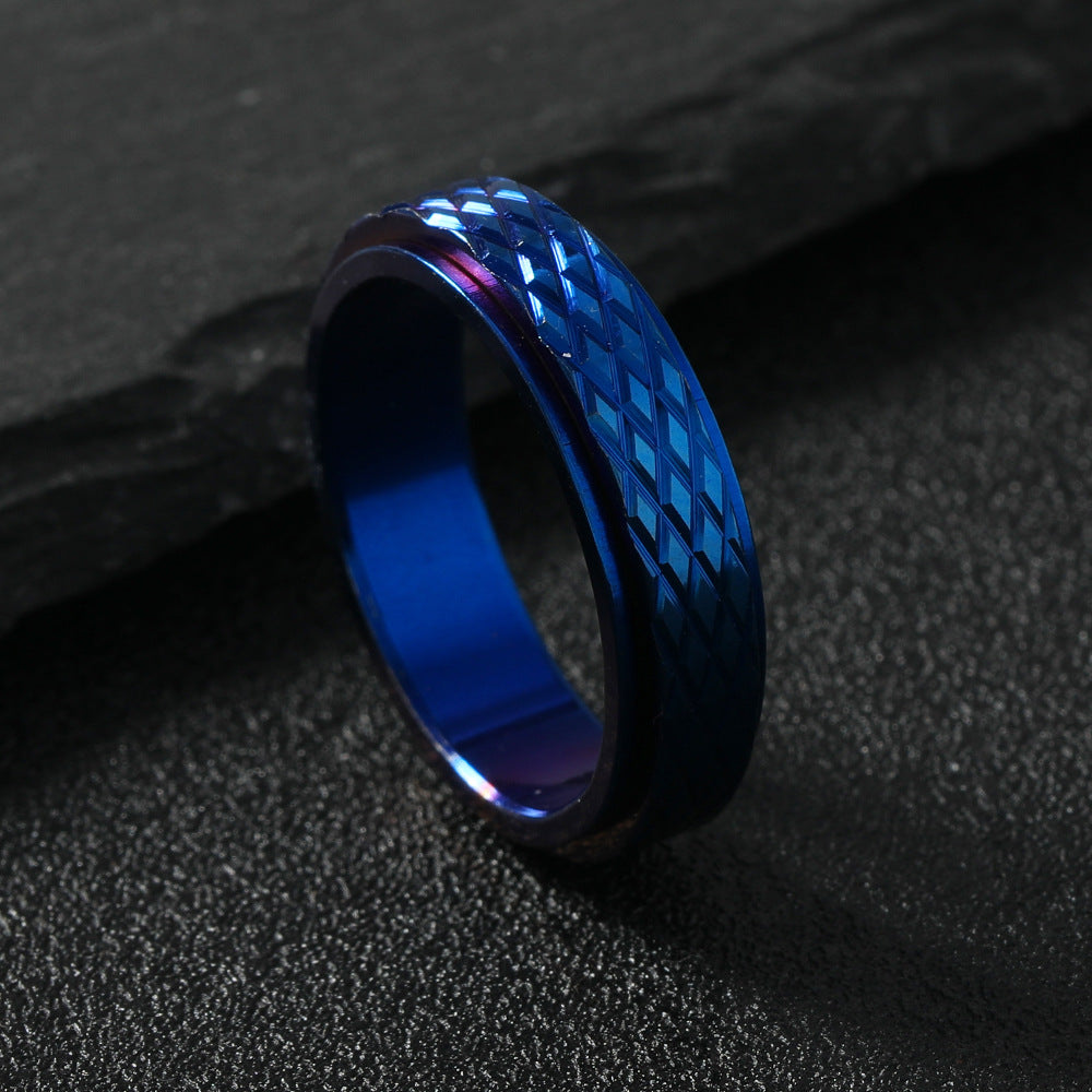 Steel Punk Pieces Of Flower Mesh Ring