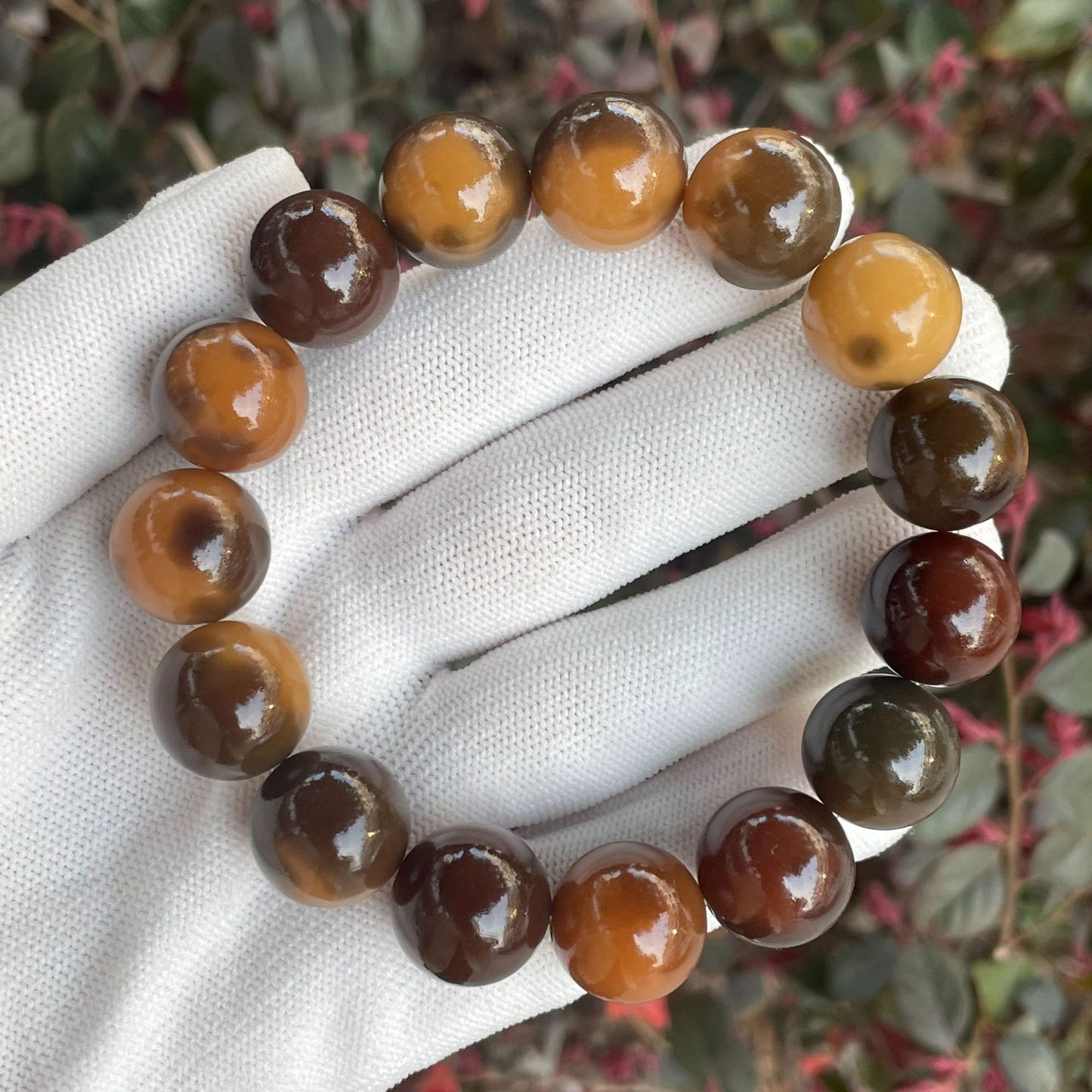 Bodhi Candy Color Single Circle Pliable Temperament High Throw Three Bracelets