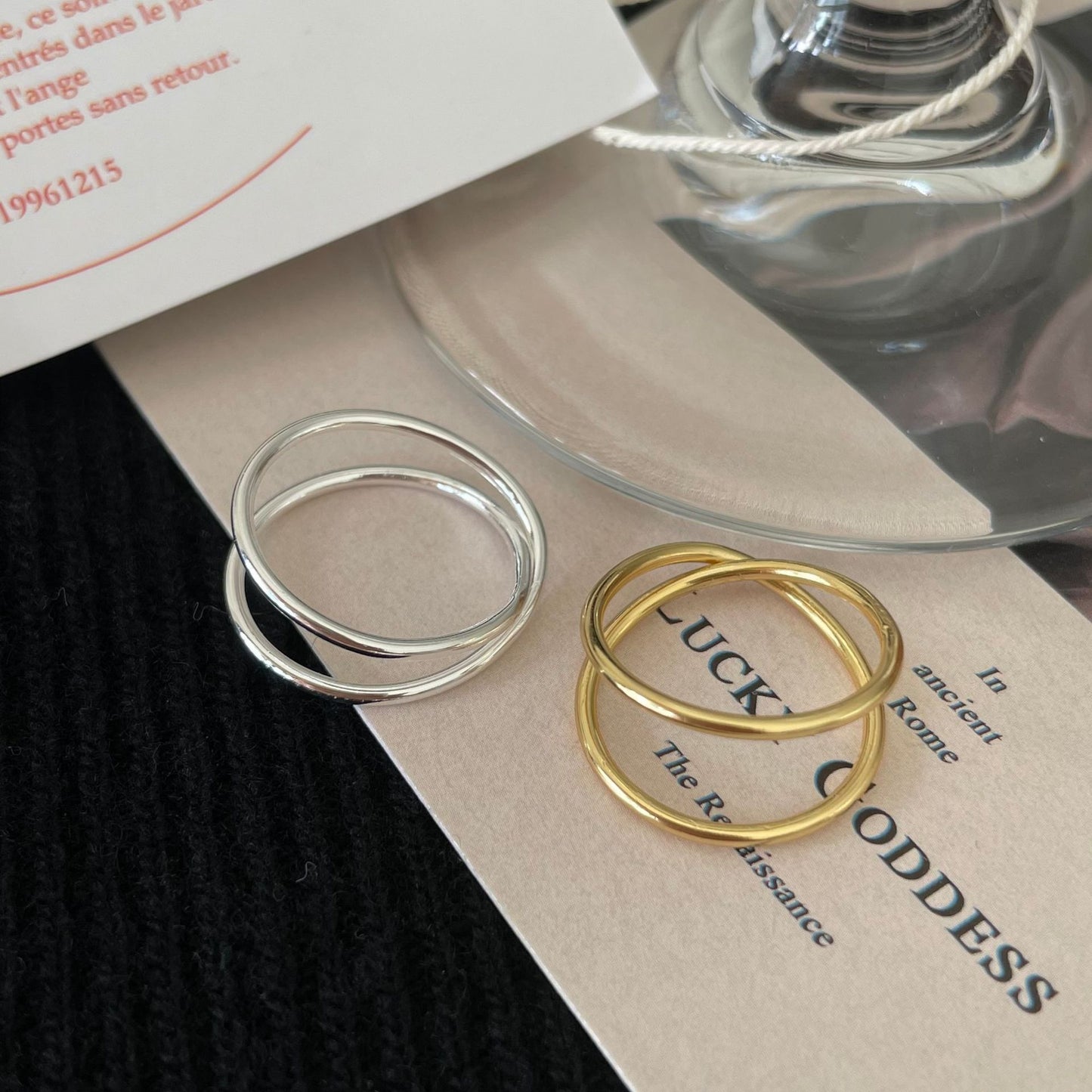 Minimalist Sterling Sier Female Niche Design Rings