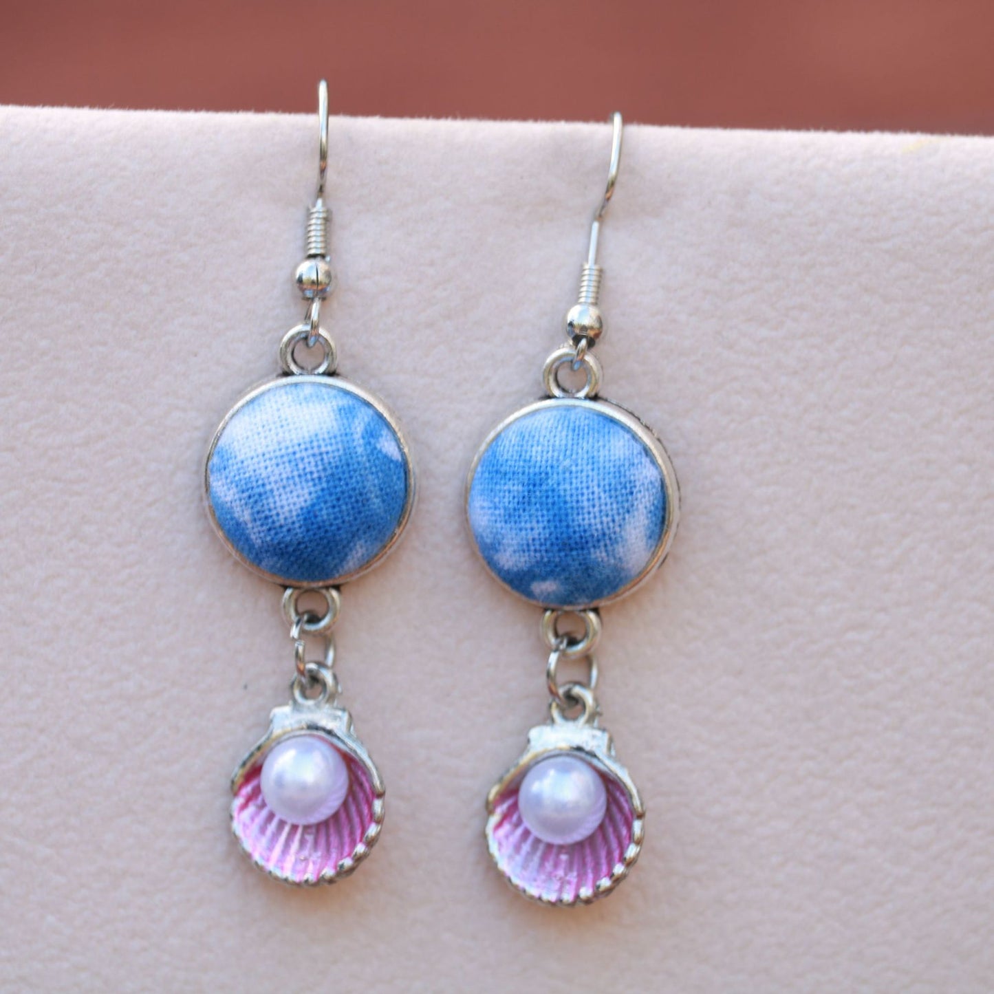 Yunnan Dali Ethnic Style Handmade Fabric Earrings
