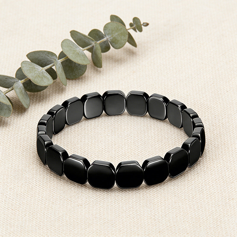 Haematite Stretch Fashion Commuter Business Gift Bracelets