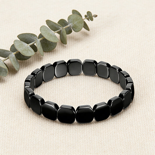 Haematite Stretch Fashion Commuter Business Gift Bracelets