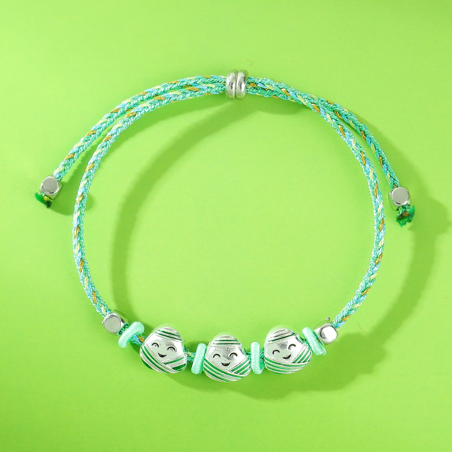 Festival Colorful Rope Carrying Strap Cartoon Small Bracelet