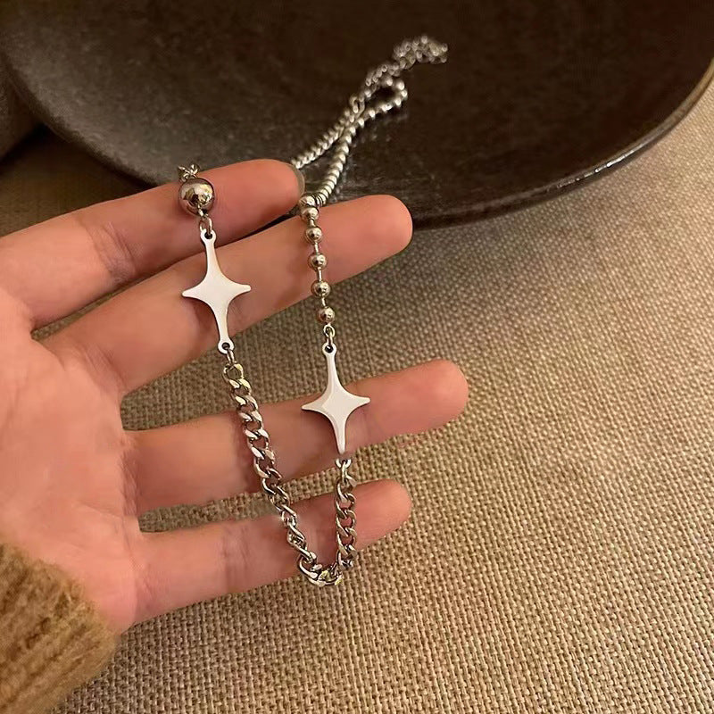 Women's Stitching For Light Luxury Minority Design Simple High-grade Clavicle Necklaces