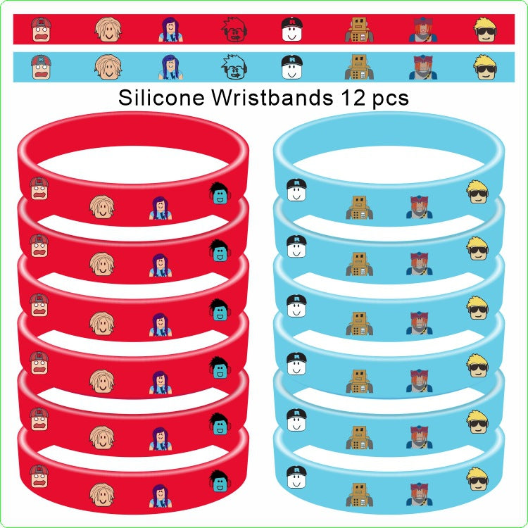 Cartoon Silicone Anime Surrounding The Game Wrist Bracelets