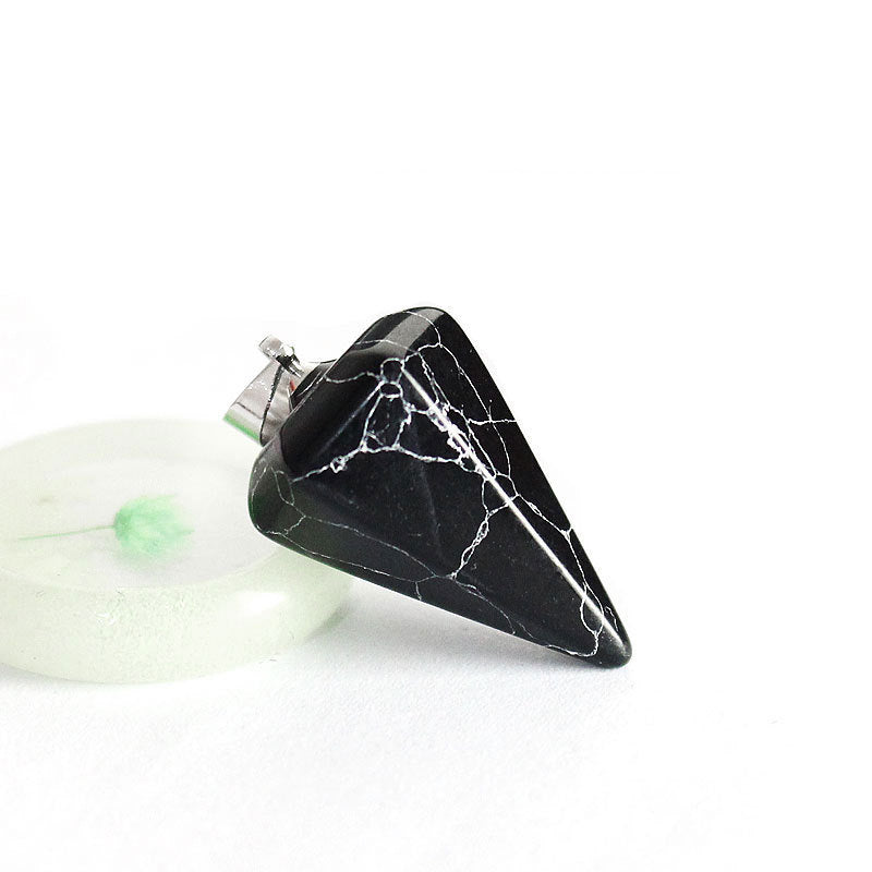 Prism Smart Pendulum Faceted Natural Stone Pendants