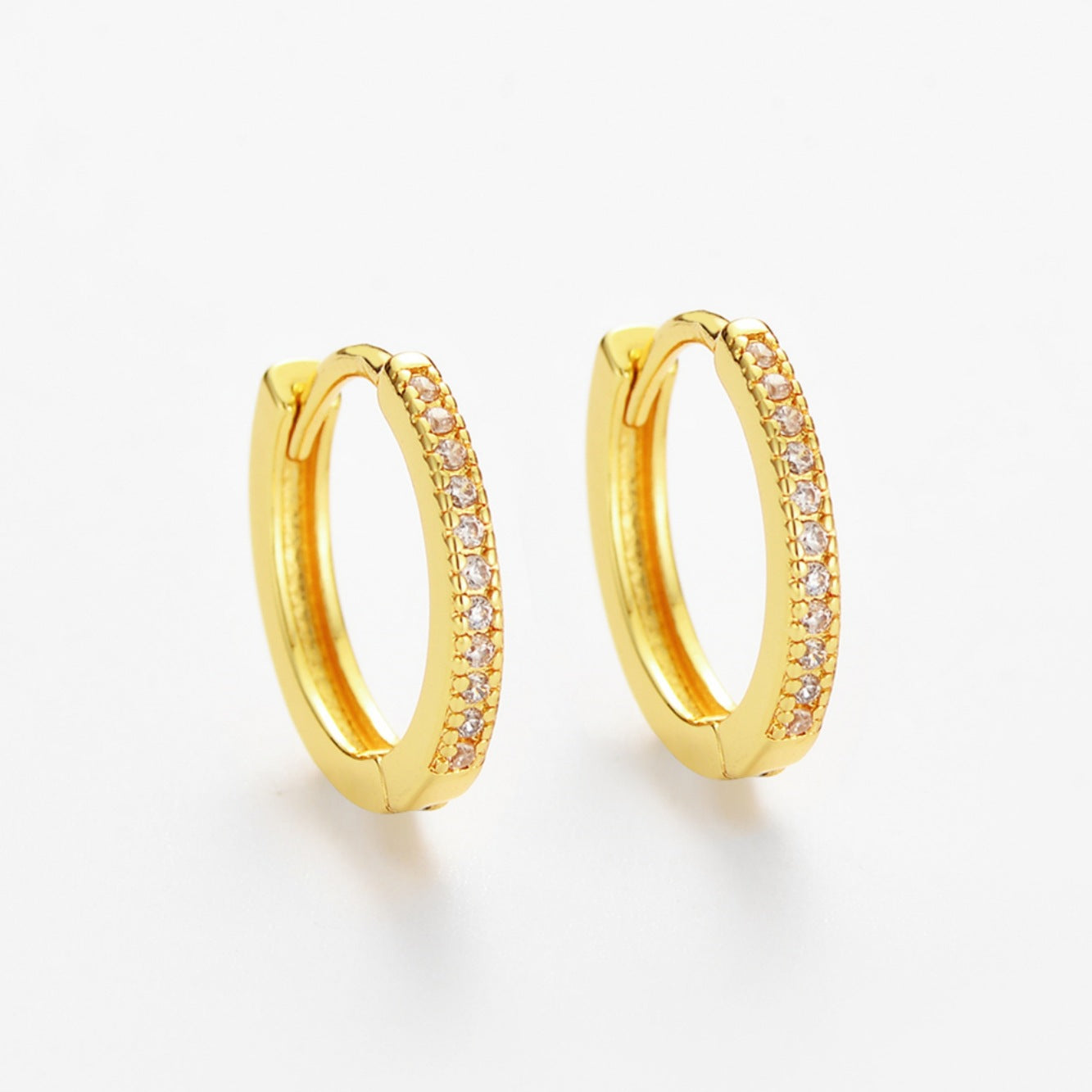 Women's Classic Zircon Single Row Diamond Niche Simple Fashion Ear Earrings