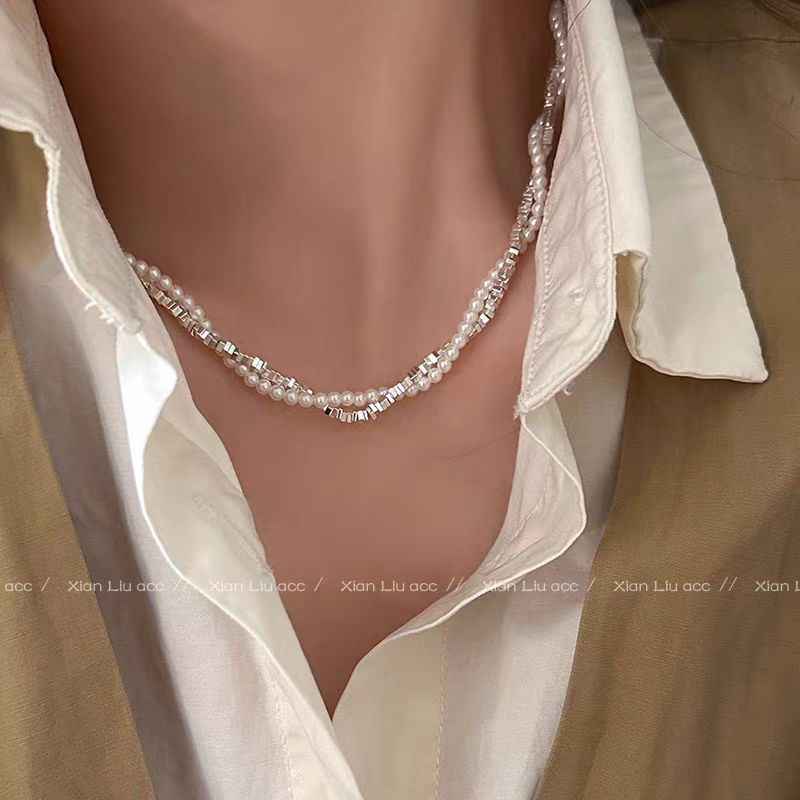 Pearl Design High-grade Light Luxury Clavicle Chain Necklace