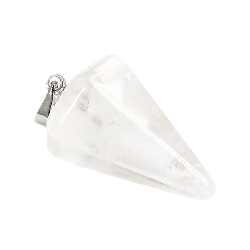 Prism Smart Pendulum Faceted Natural Stone Pendants