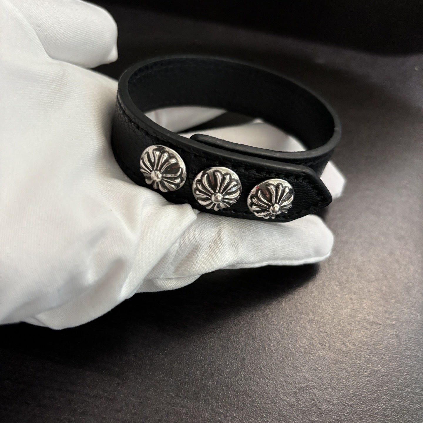 Cruciate Flower Boat Anchor Six-pointed Star Personality Bracelet