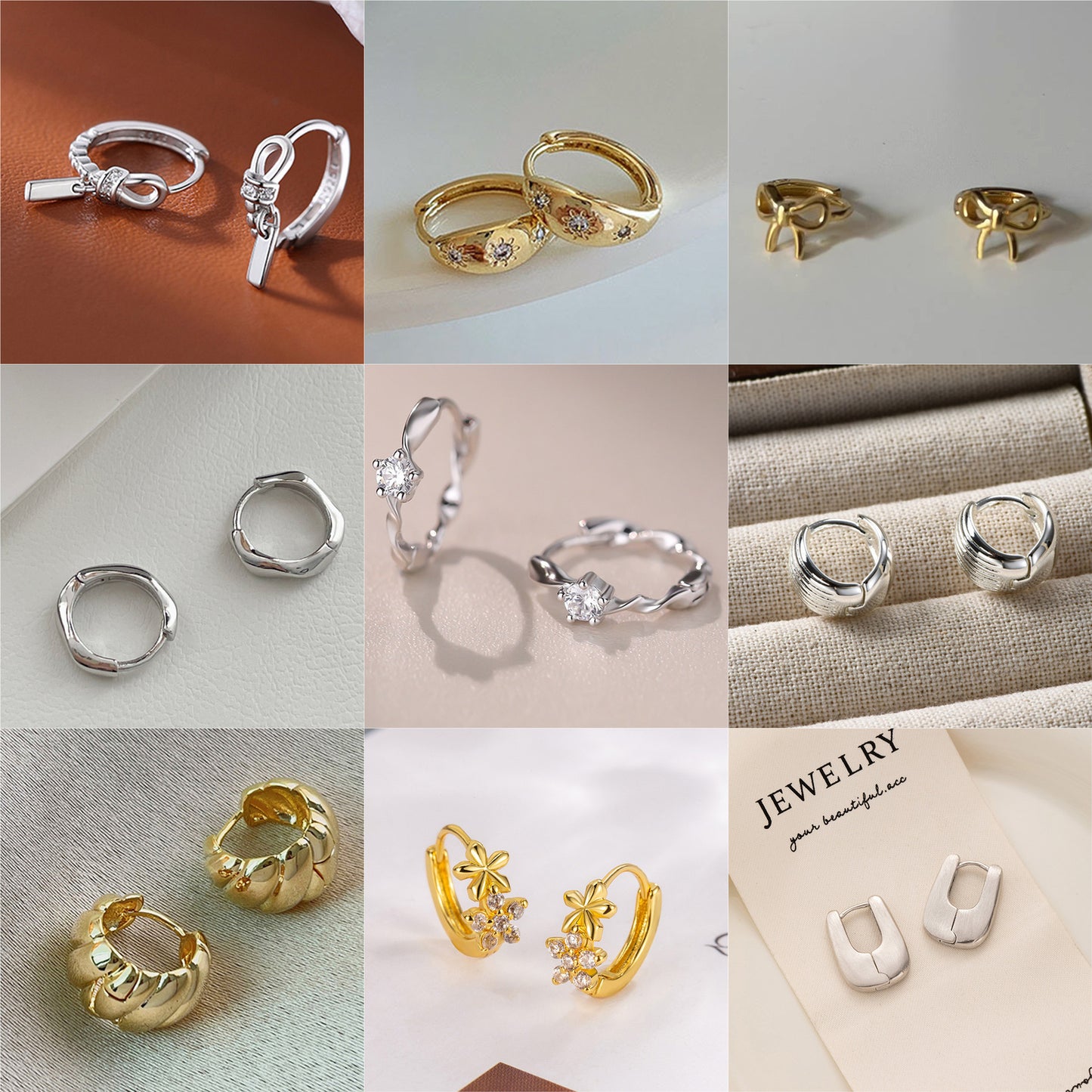 Luxury High-grade Twist Clip Geometric U-shaped Ear Buckle