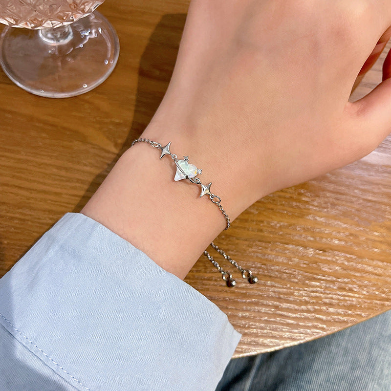 Style High Sense Niche Titanium Steel Couple Bracelet