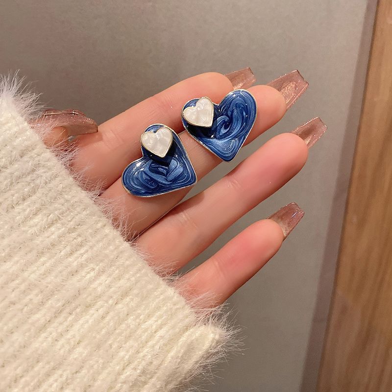 Women's Color Geometric For Niche Design Ear Trendy Earrings