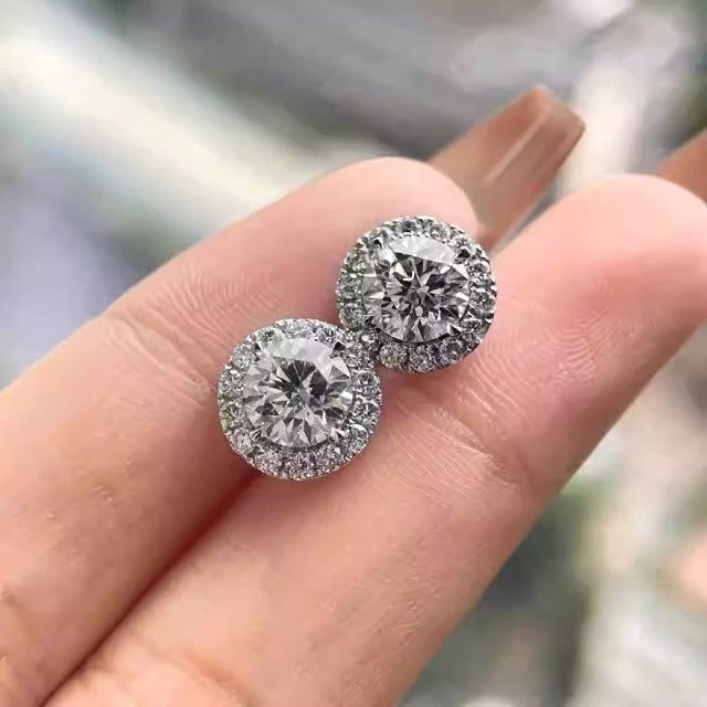 Attractive Diamond Round Bag Live Broadcast Rings