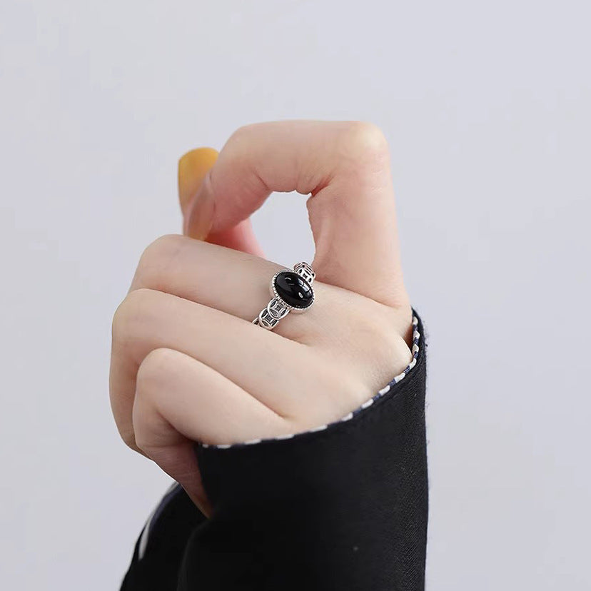 Women's Design National Fashion Little Finger Adjustable Ring