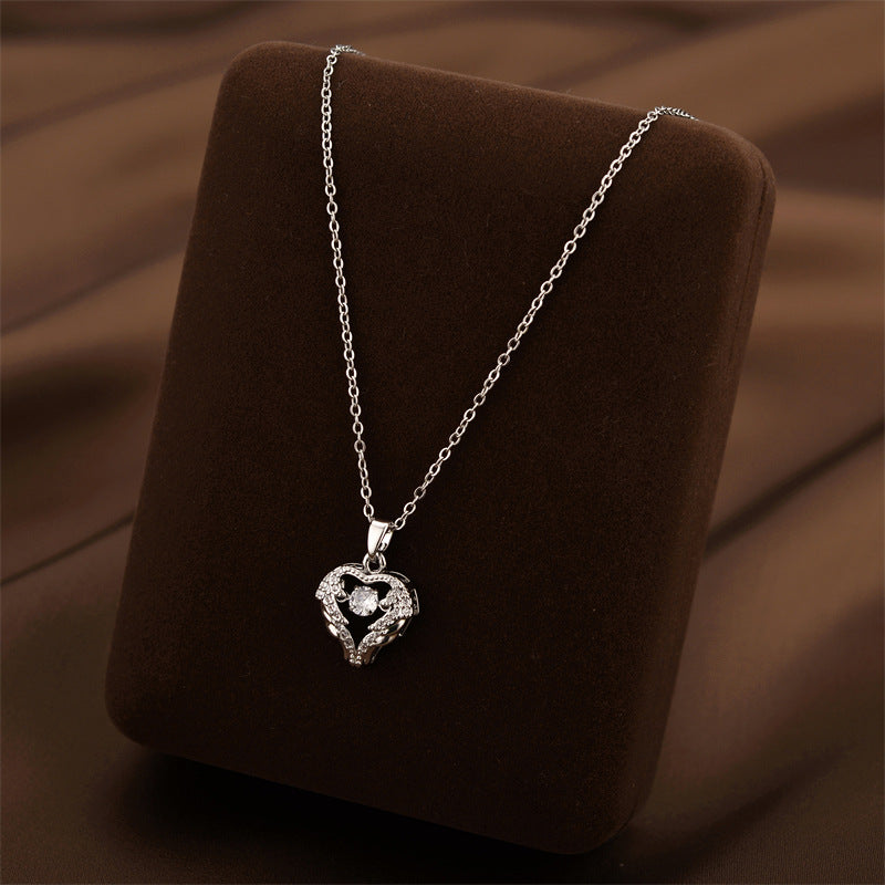Titanium Steel Female Niche Simple Temperament Clavicle Pendants