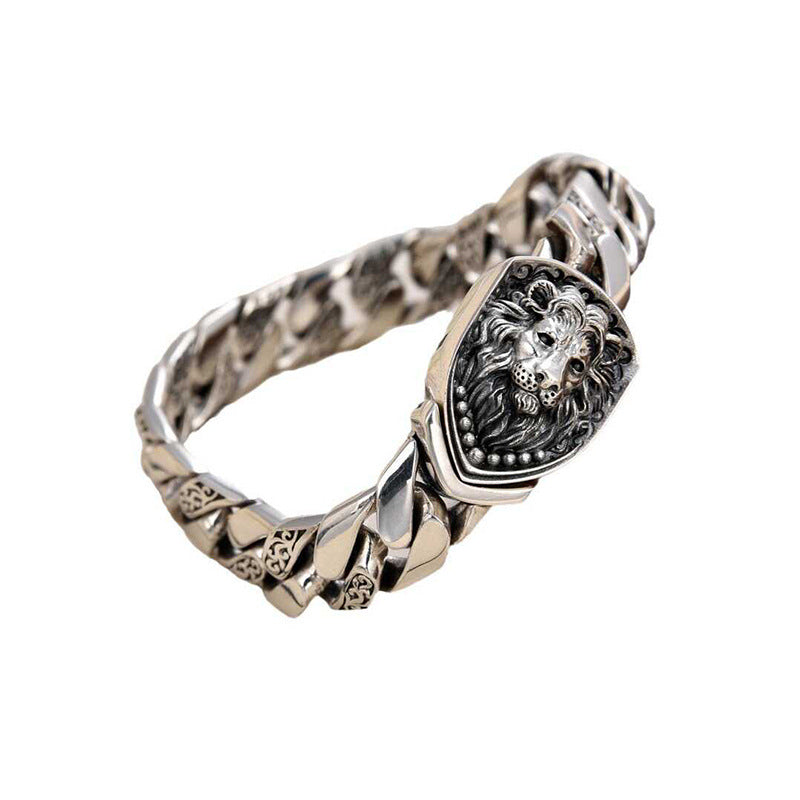 Men's Domineering Lion Personality Punk Rock Fashion Bracelets