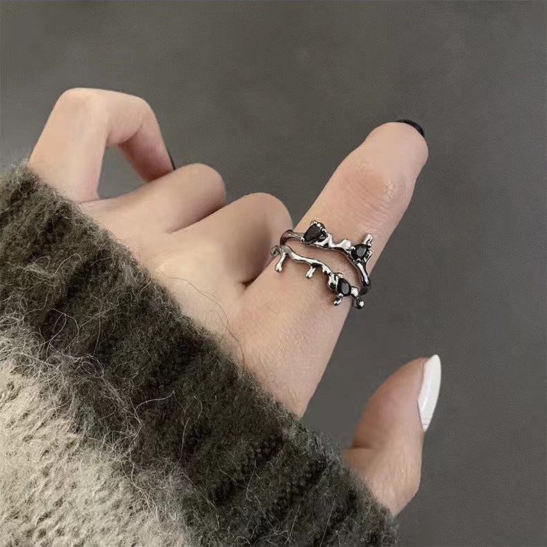 Women's Luxury Design Sense Niche Exquisite Cold Style Rings