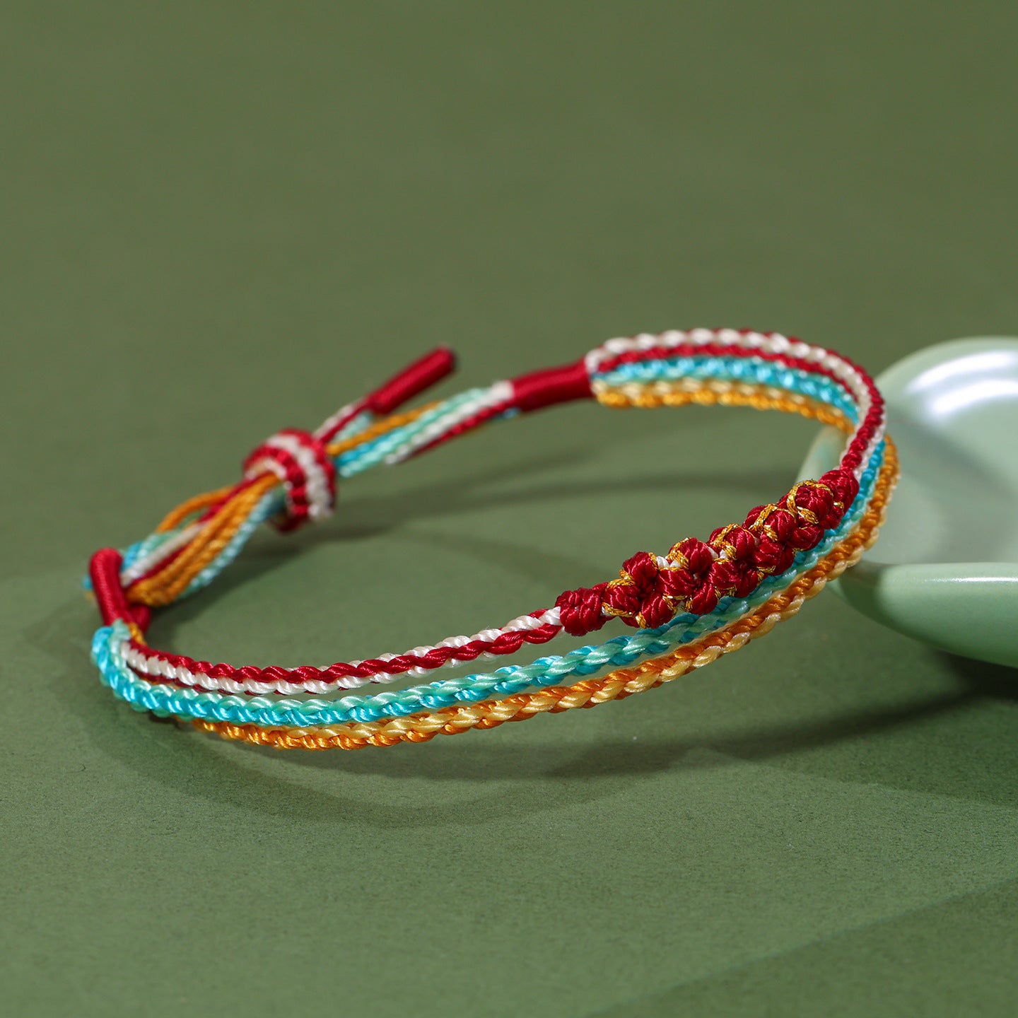 Festival Colorful Rope Ethnic Style Hand-woven Adult Small Sachet Carrying Bracelet
