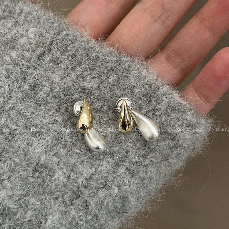 Women's Water Drop Niche Design Premium Unique Retro Affordable Luxury Earrings