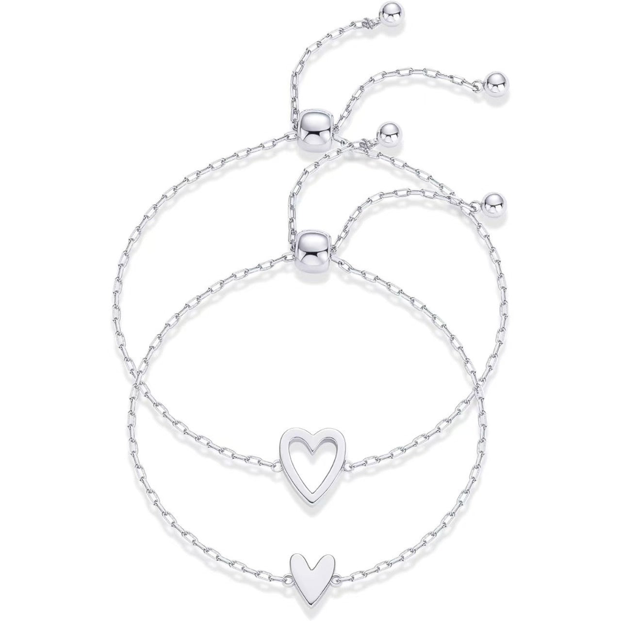 Women's Love Adjustable Stainless Steel Simple Gold-plated Bracelet
