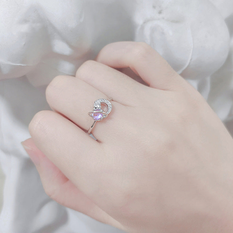 Temperament Wild Opening Adjustable Design Gift Fresh Ring