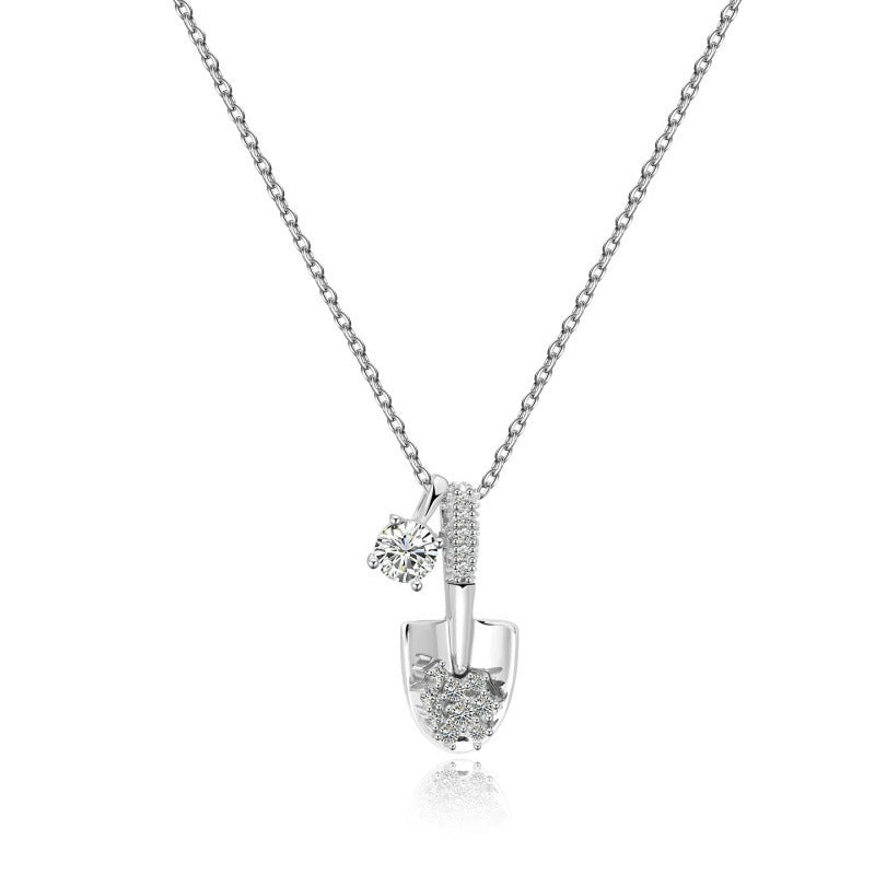 Shovel Sterling Female Niche Refined Grace Light Luxury Clavicle Chain Necklaces