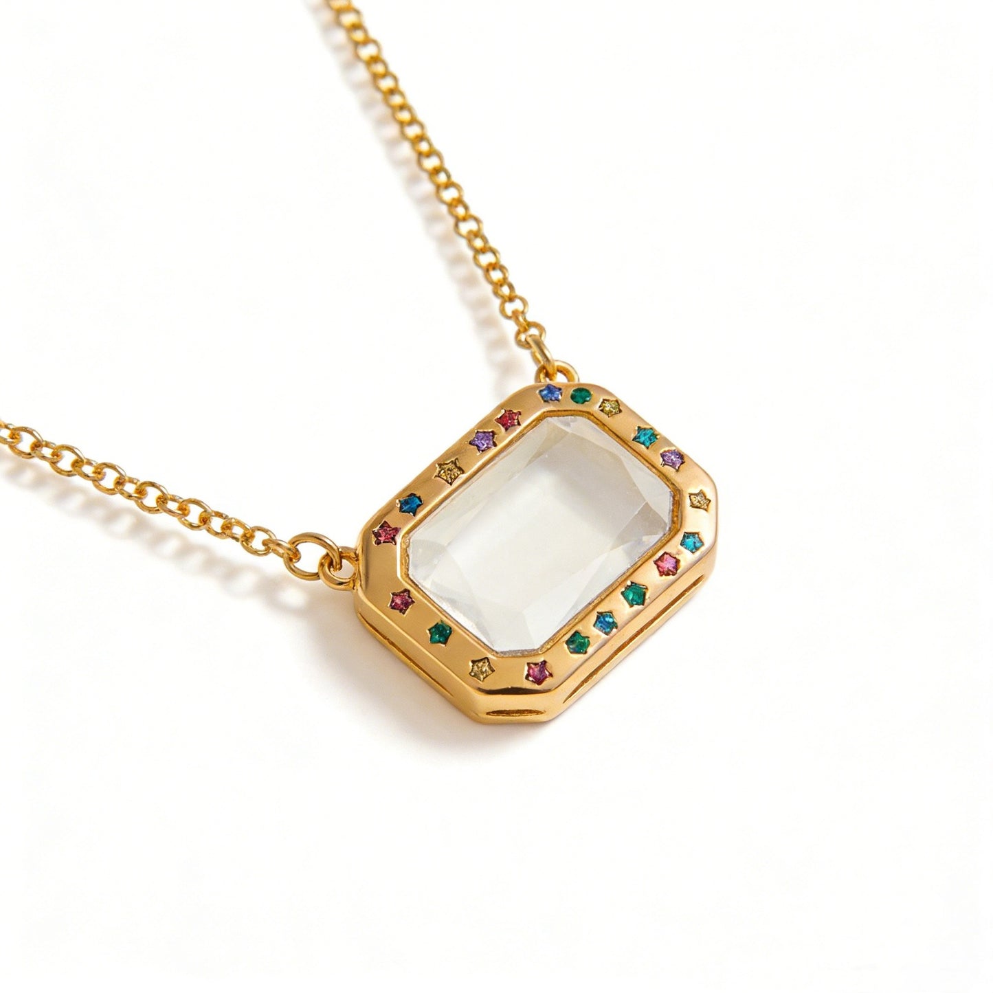 Personality Box Items Can Be Opened Closed Hollow Design Transparent Pendants