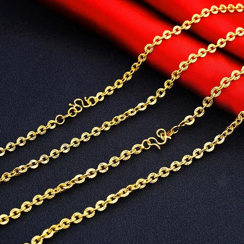 Women's Vietnam Alluvial Gold Ornament No Color Fading High-grade Niche Necklaces