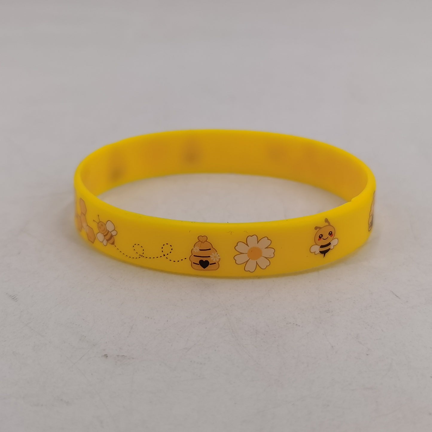 Little Bee Silicone Cartoon Theme Party Color Bracelet