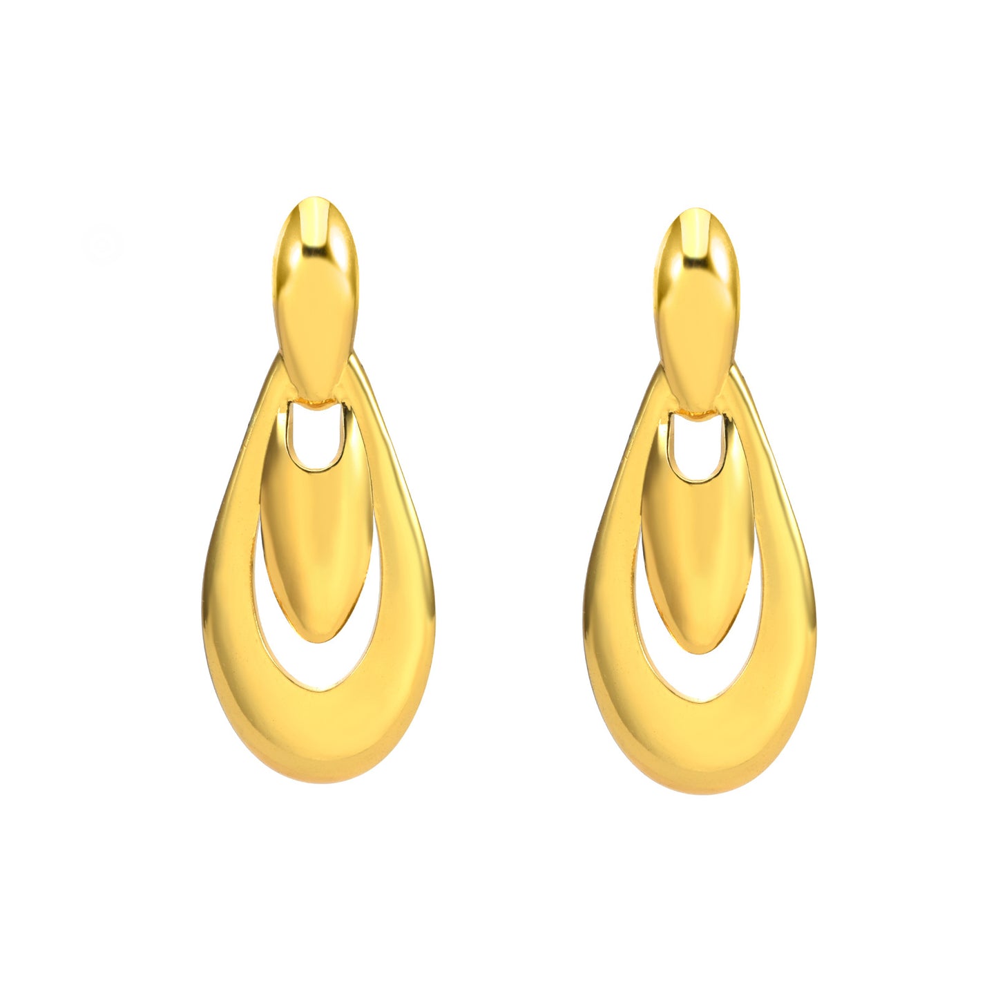 Women's Stainless Steel Light Luxury High-grade Exaggerated Design Sense Niche Gold Rings