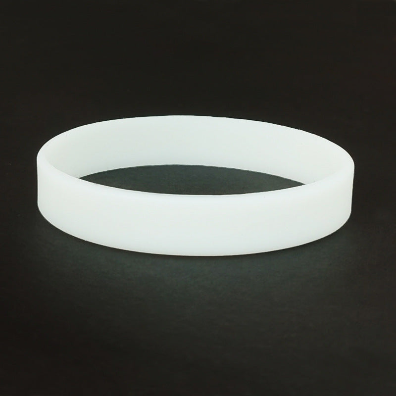 Strap Solid Color No Printing Words Gasket Activity Bracelets
