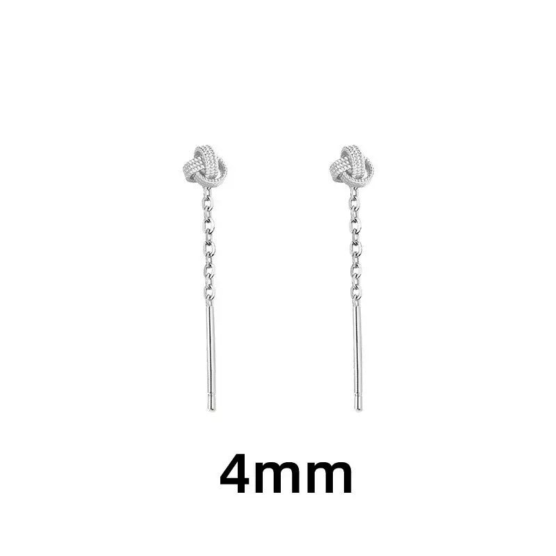 Women's Light Luxury High-grade Short Lucky Knot Earrings
