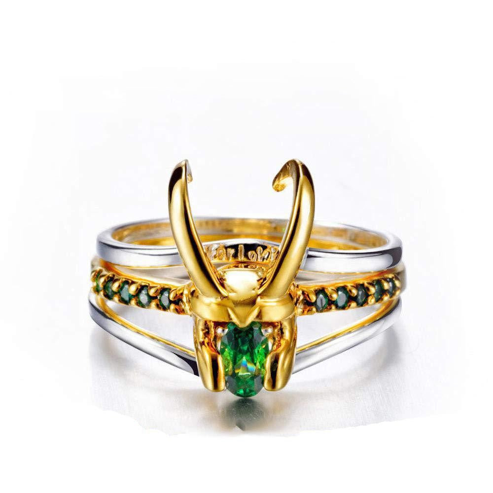 Loki Valentine's Day Three-piece Thor Helmet Rings