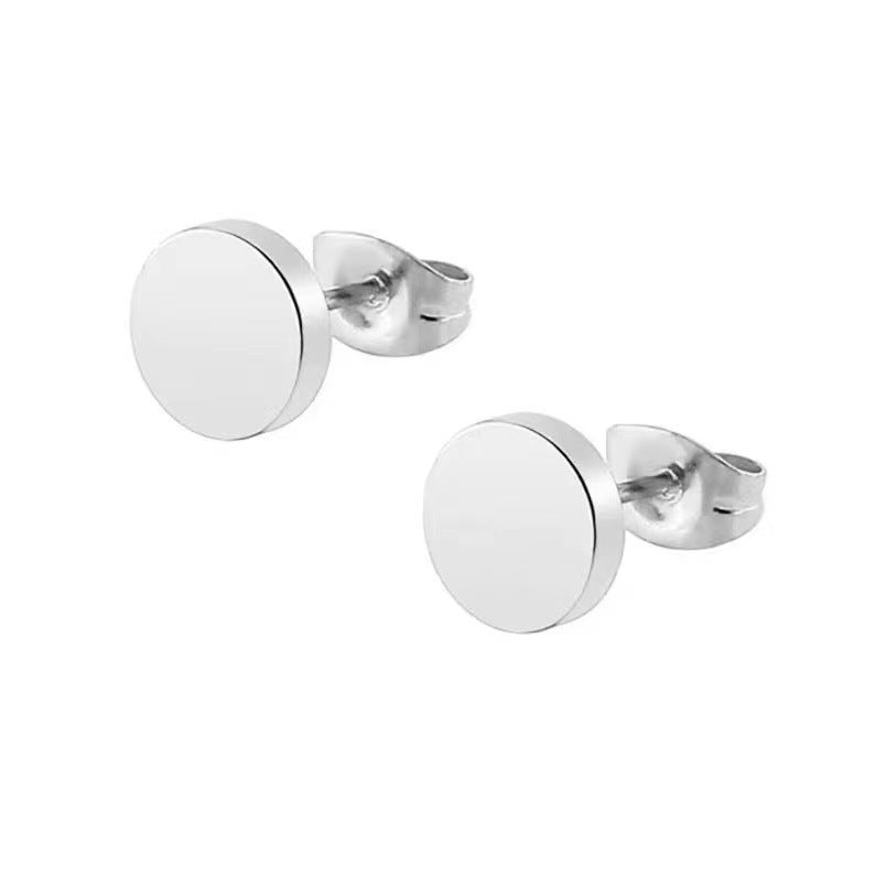 Men's Hip Hop Rock Cross Screw Vintage Dragon Earrings