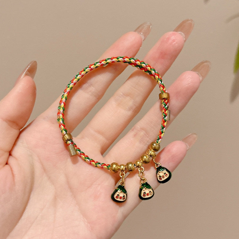 Boat Festival Carrying Strap Colorful Rope Wind Hand-woven Bracelet