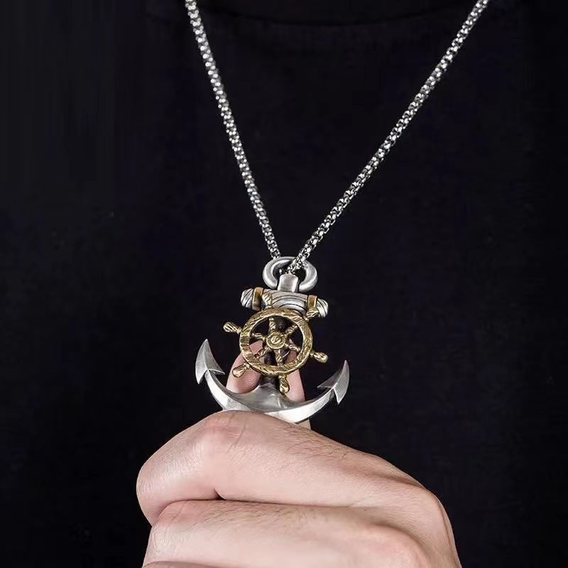 Punk Star Bone Saturn Halo Hipster With Personality Fashion Skull Pendants